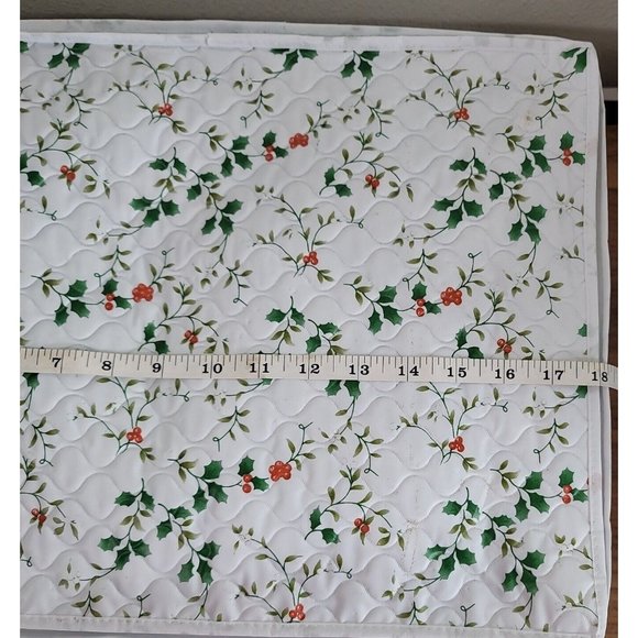 VTG Christmas Ornament Zip Storage Bags Christmas Holly Holiday Lillian Vernon - Picture 10 of 16